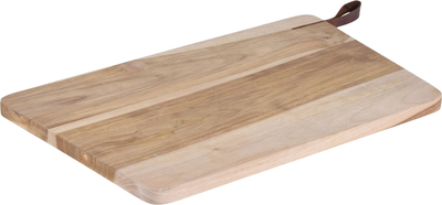 Cutting board teak with grip 40x25x15cm, , medium
