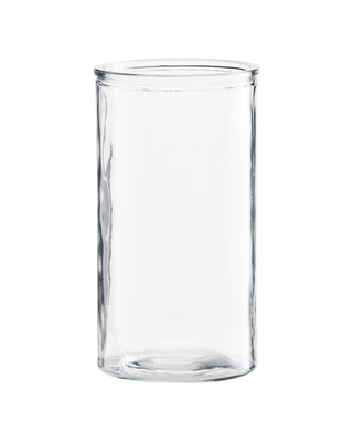 Vase, cylinder, clear, , medium