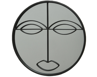 Mirror face black, , medium