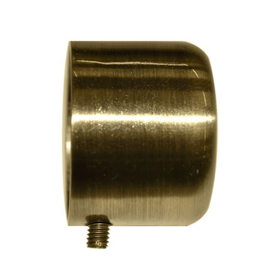 Mobois metallic decorative curtain rod plug d.28 2pcs gold, , medium