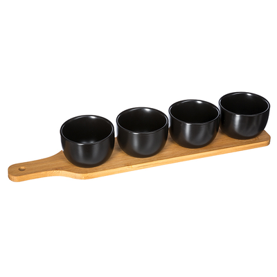 Aperitive set 5pcs black