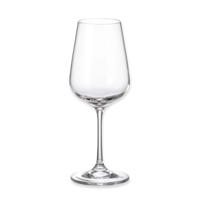 Crystal bohemia strix white wine glass - 360ml - 6pcs set, , medium