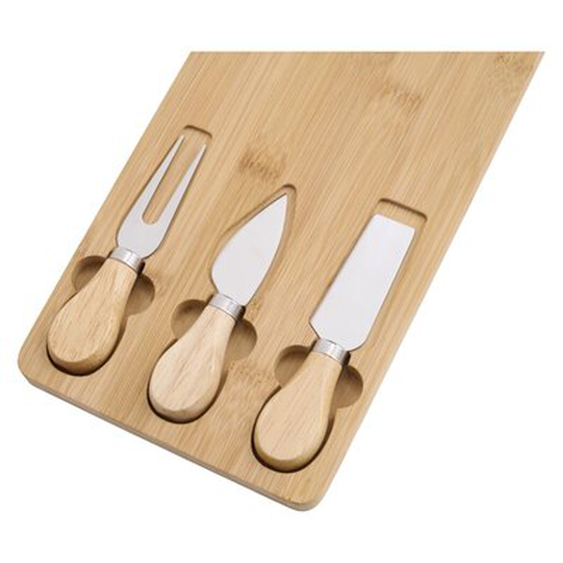 Day bamboo cheese board & knifes 45x15x2cm image number null