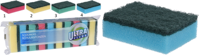 Scouring sponges 80x50mm 10pcs, , medium