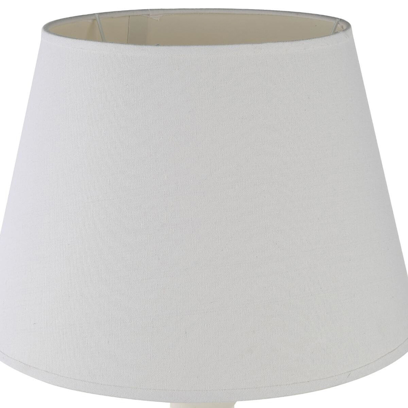 Atmosphera 'leo' 1xe27 (max.40w) φωτιστικο δαπεδου ασπρο+ξυλο ip20 ø370xh1560mm, , medium-null