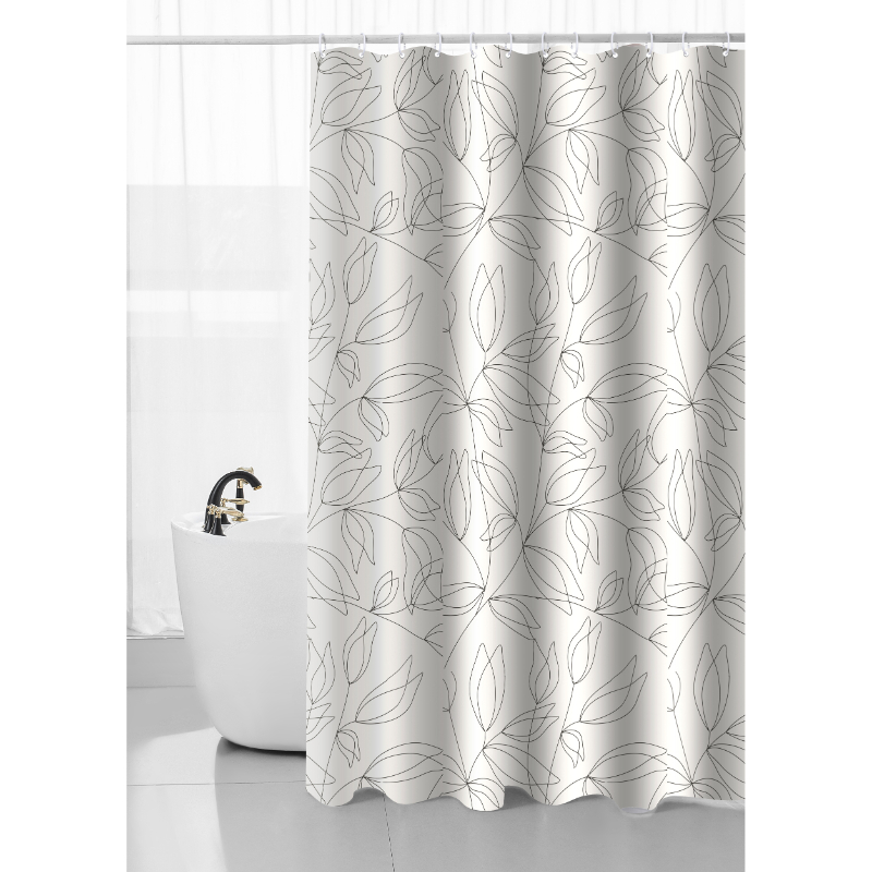 Product image: Shower curtain 180x180cm - flowers, , medium-null