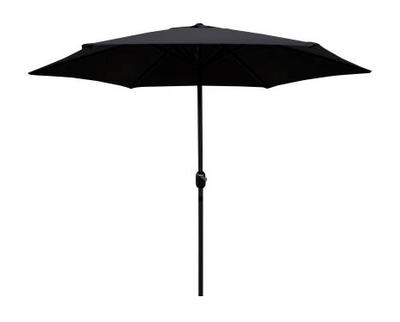 Market aluminium umbrella 2.7m grey