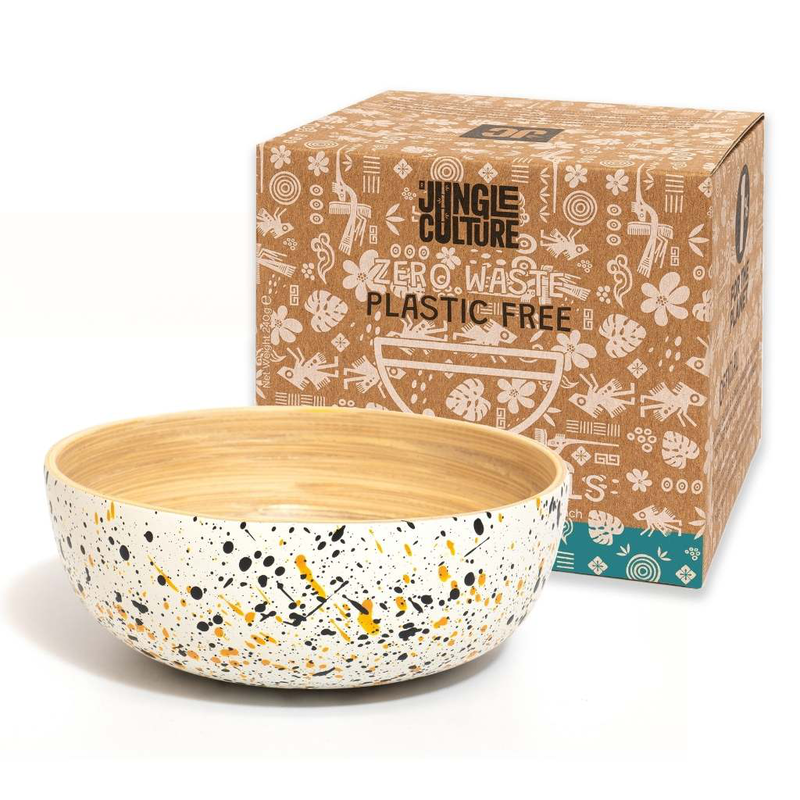 Product image: Bamboo snack & dip bowl (15cm diameter), , medium-null