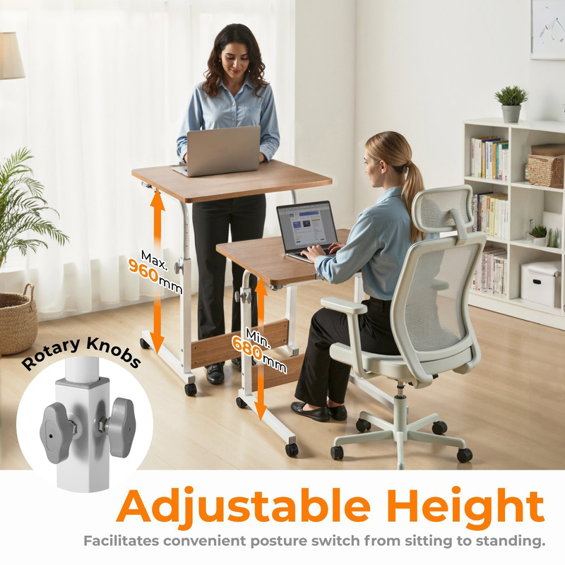 Lumivida computer tray desk mobile height adjustable 50x60cm fws10-3, , medium-null