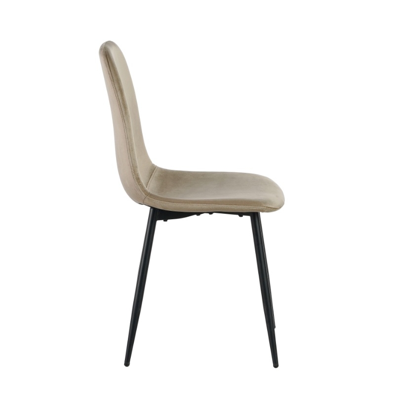 Athina chair velvet - beige, , medium-null