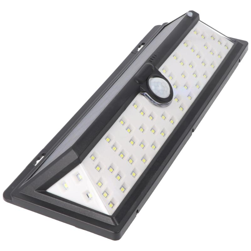 Ezsolar led solar premium wall light 160d - black, , medium-null