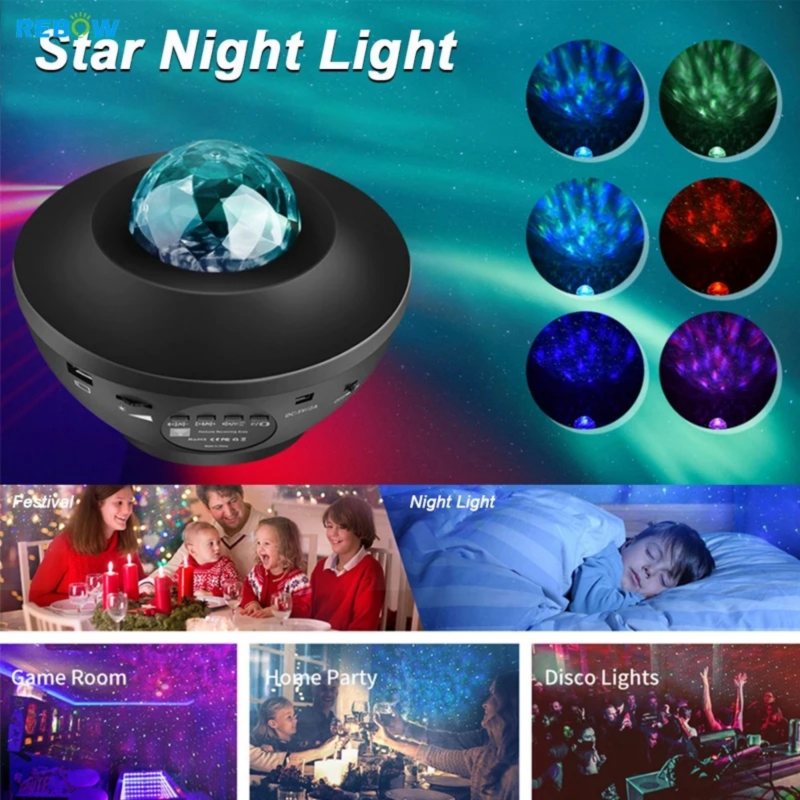 Starry projector light φωτορυθμικό disco ball για εσωτερική/εξωτερική χρήση, , medium-null