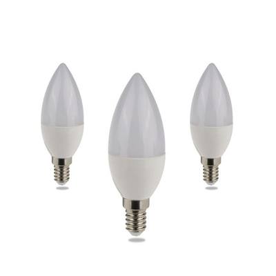 Led kερί c37 5w ε14 3000k 3τμχ, White, medium