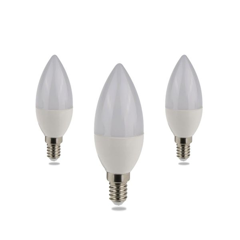 Led kερί c37 5w ε14 3000k 3τμχ-null