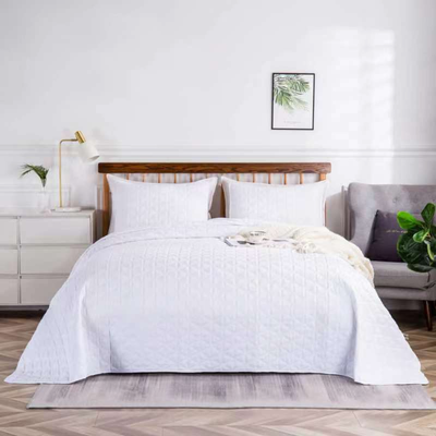 Bedspread set #bs250, White, medium