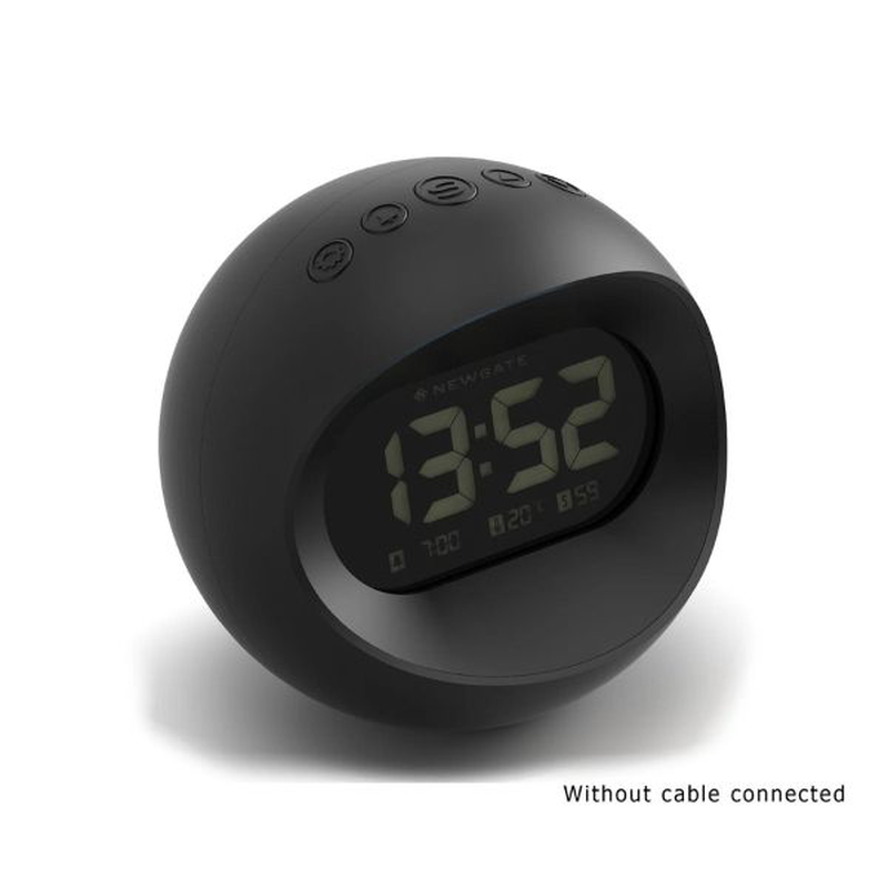 Newgate centre of the earth lcd alarm in white, , medium image number null