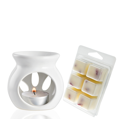 Rose petals wax melt bar 65gr with the diffuse pot, , medium