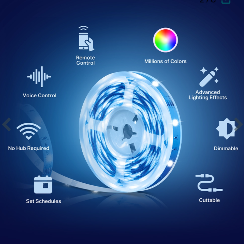 Product image: Tp-link tapo l900-5: απογειώστε τον χώρο σας με έξυπνο φωτισμό, , medium-null