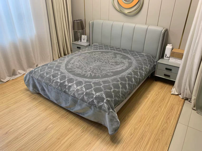 Blanket #bl180, Grey, medium