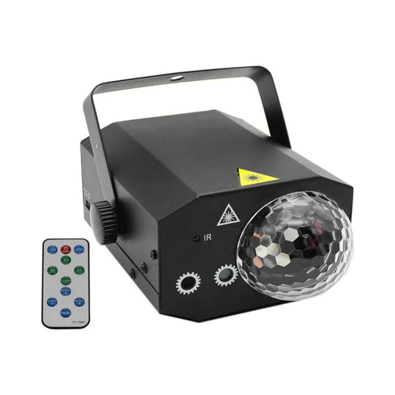 Φωτορυθμικό disco ball led & laser με beam led effects, strobe effect & laser, , medium image number null