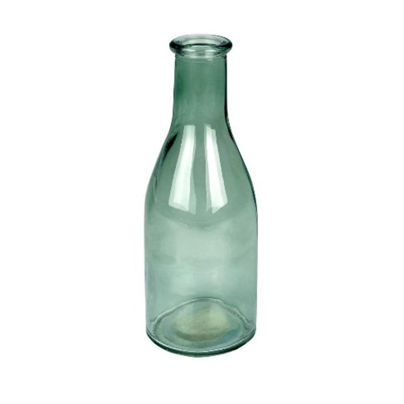 Vase moroni glass 6.5x18cm - green, , medium-null