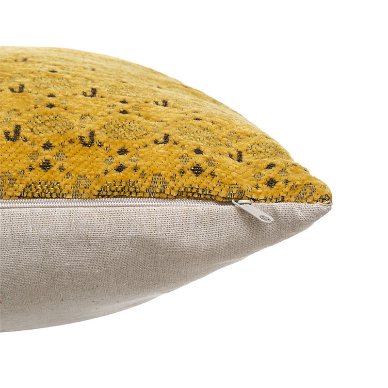 Atmoshera 164103e ocher leopard oak cushion cover 40cm x 40cm, , medium image number null