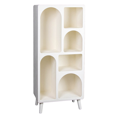 Wooden white shelf