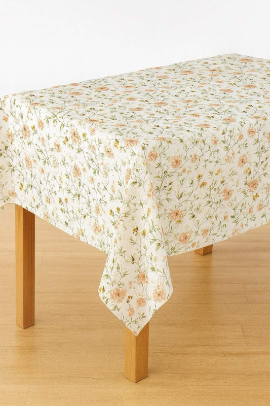 Vintage floral tablecloth #tc108-null