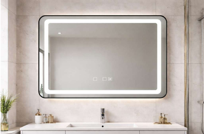 Helsinki led mirror 80x60cm w/out magnifying, , medium