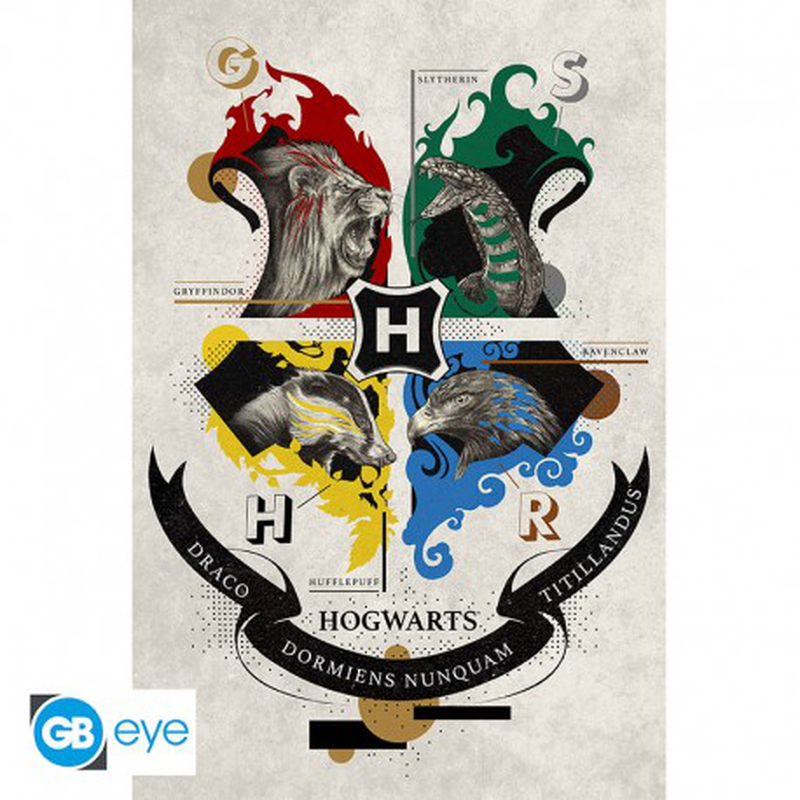 Abysse harry potter poster animal crest, , medium-null