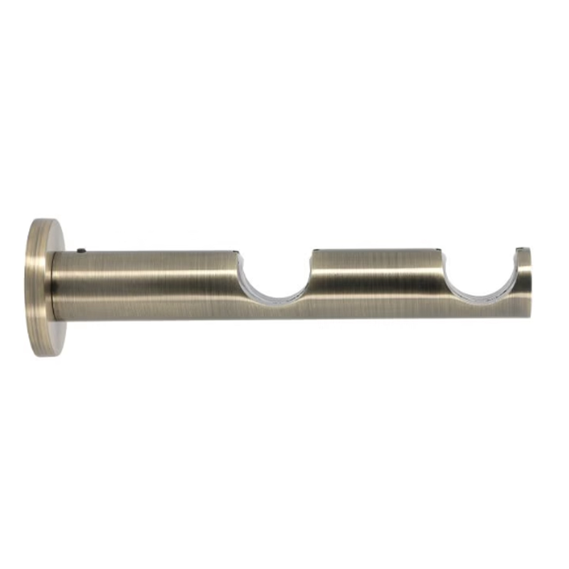 Product image: Mobois double curtain rod support base d28/20 95-175 gold mat-null