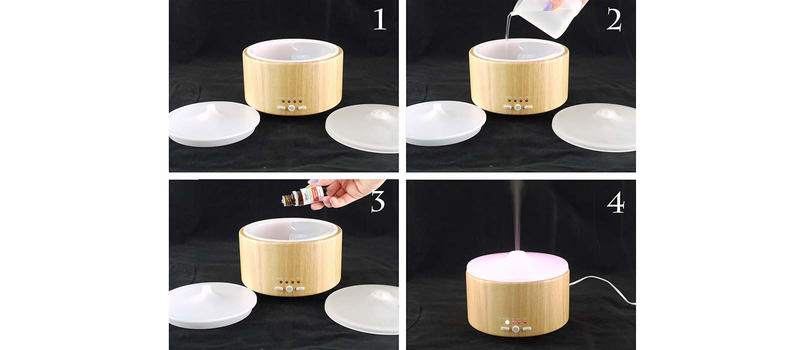 Product image: Gisa wellness - woody  glass and wood diffuser, , medium-null