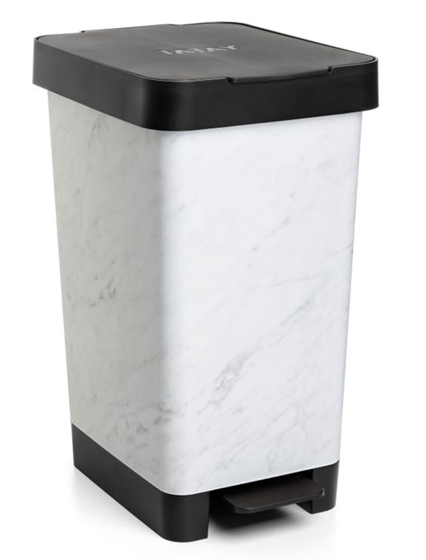 Product image: Tatay marble pedal bin 25l, , medium-null