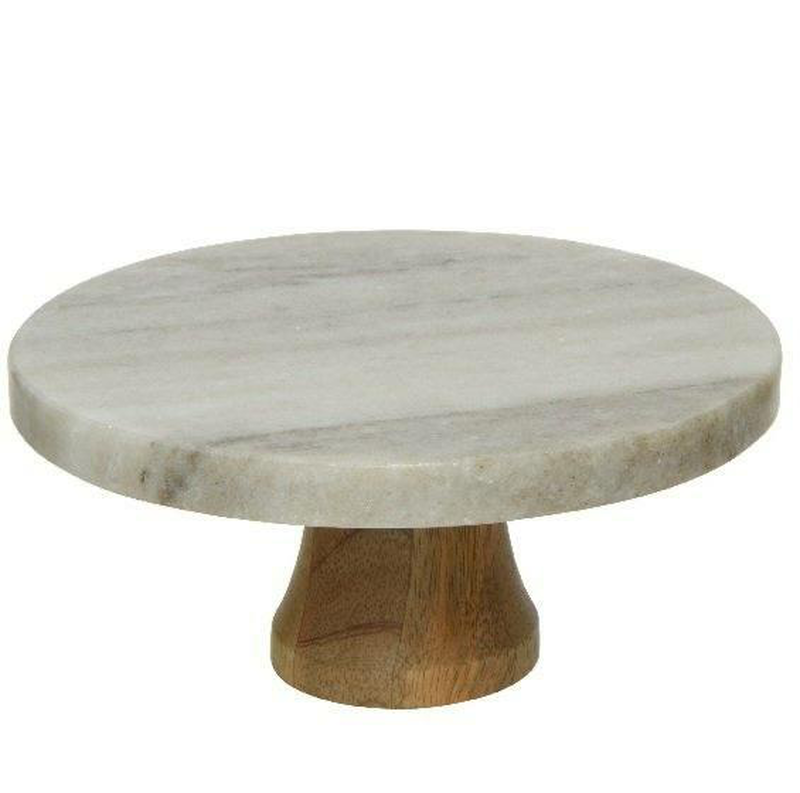 Cake stand marble - grey marble-null