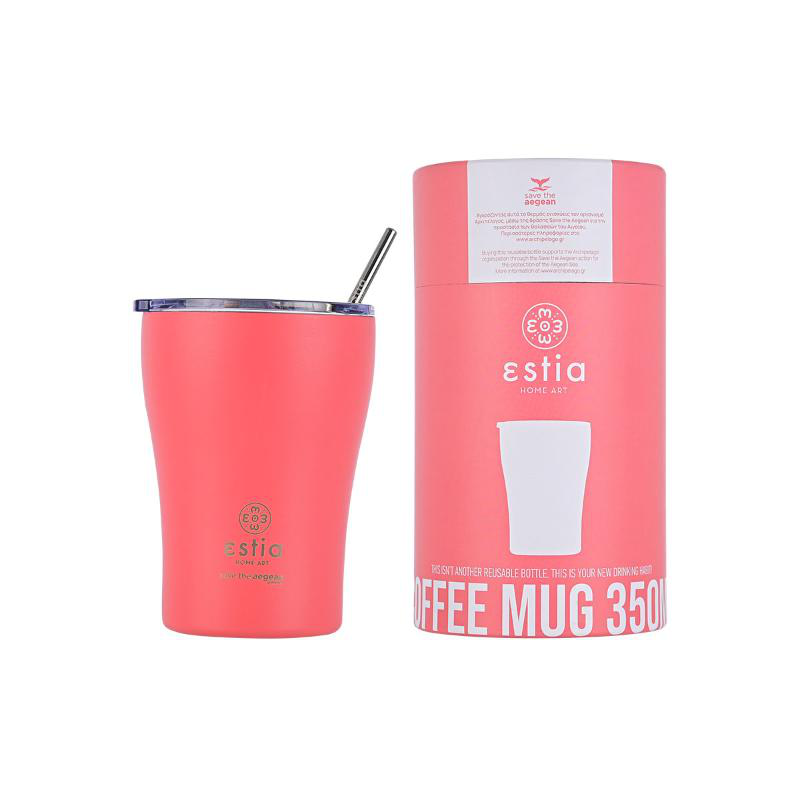 Product image: Estia 01-12199 coral travel aegean cup 350ml, , medium-null