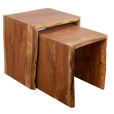 Solid acacia wooden coffee table, , medium
