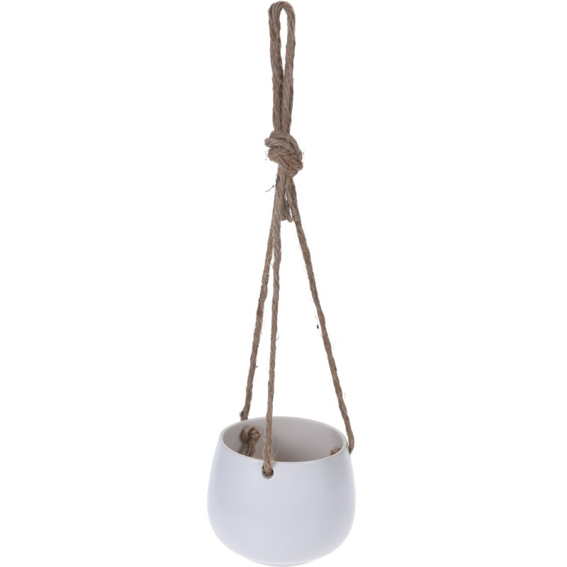 Product image: Flower pot with rope 10.5cm- assorted colors, , medium-null
