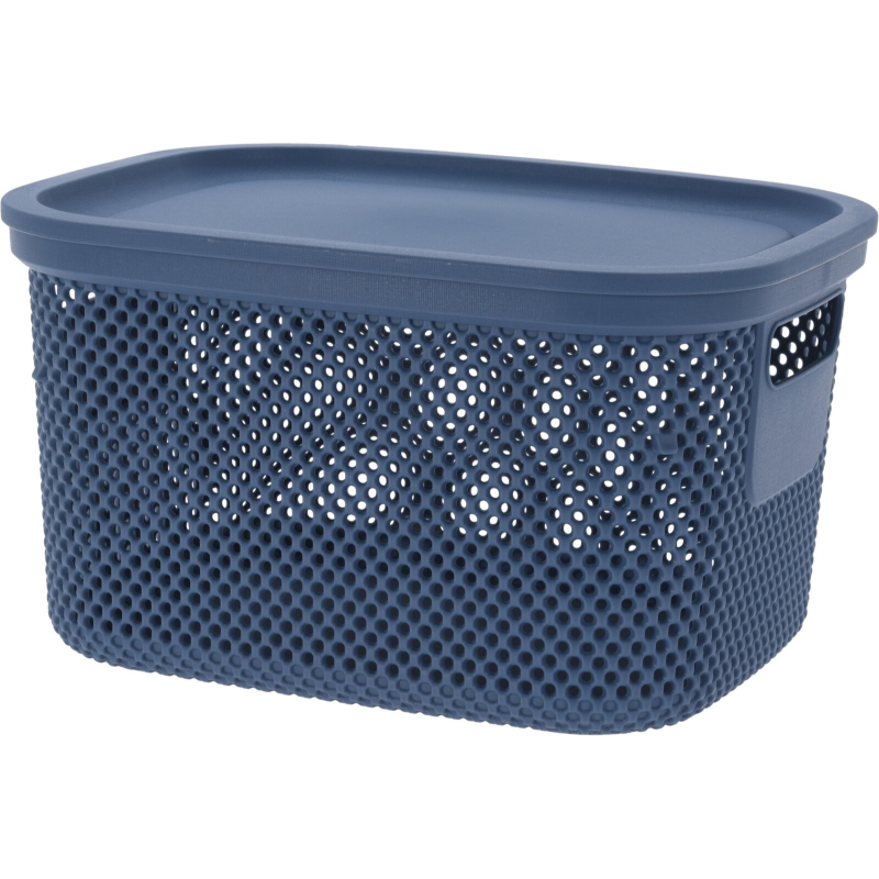 Storage box with lid 6l - assorted colors, , medium-null