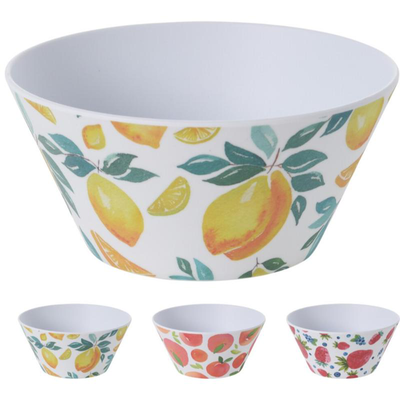 Excellent houseware melamine bowl 15cm - assorted designs
