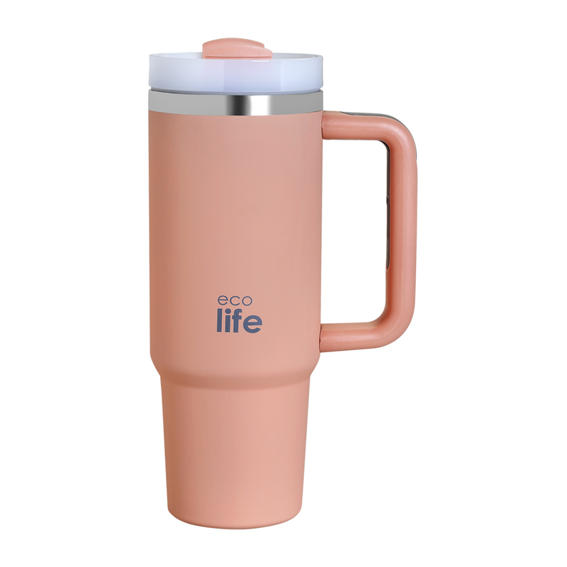 Ecolife tumbler 900ml flamingo pink, , medium-null
