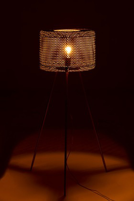 Lamp tripod gold, Antique Gold, medium