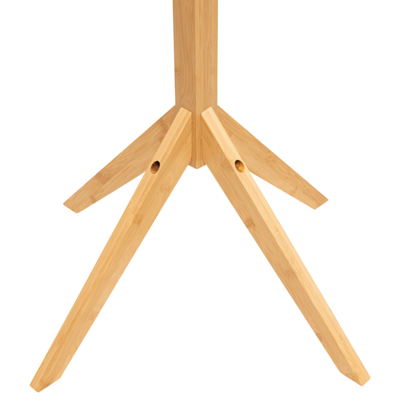 Five bamboo coat rack 8 hangers 60x60x178cm, , medium-null