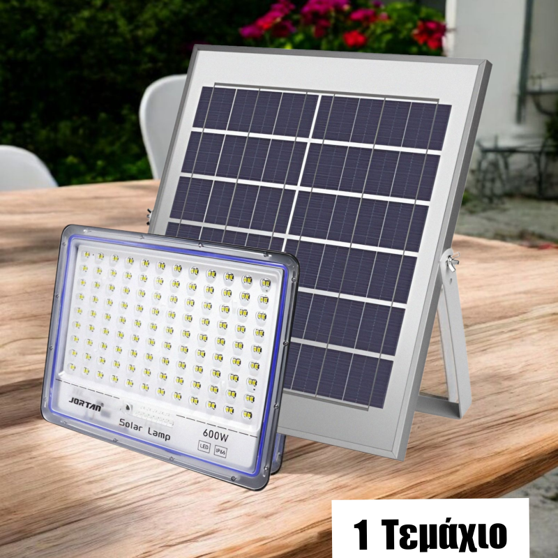 Product image: Αδιάβροχος ηλιακός προβολέας jortan 600w / 8000lm flat led-null