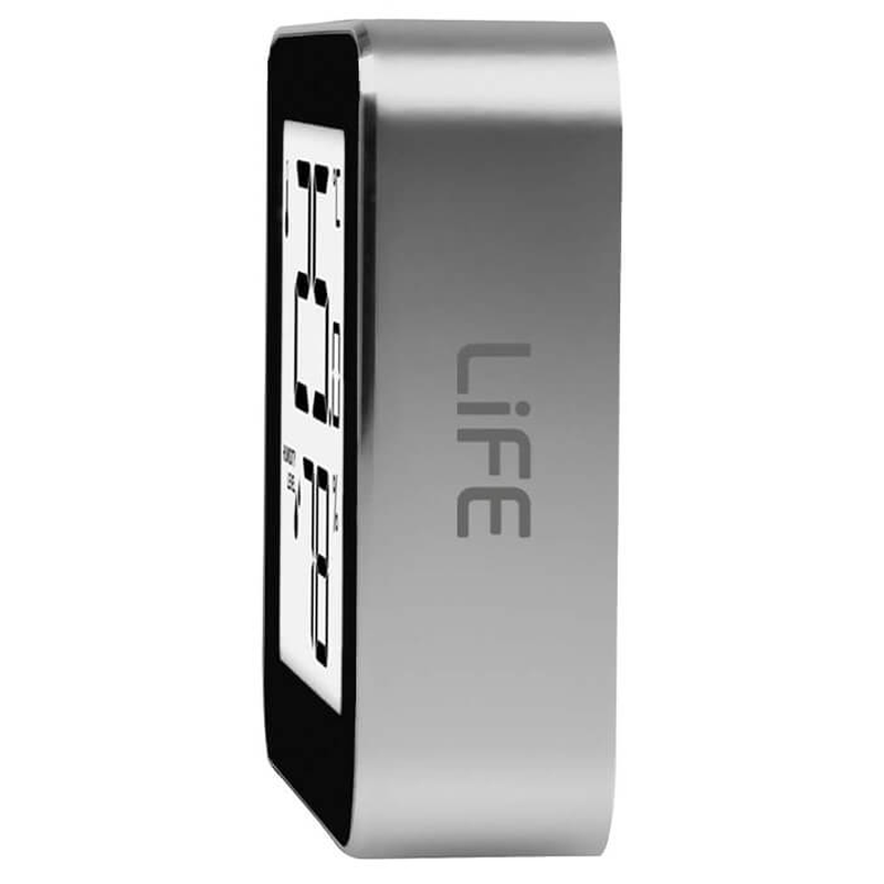 Life 221-0118 aluminium mini silver thermometer-null