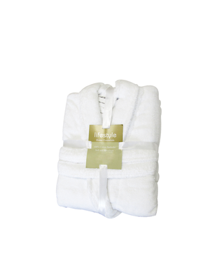 Bathrobe white small, , medium