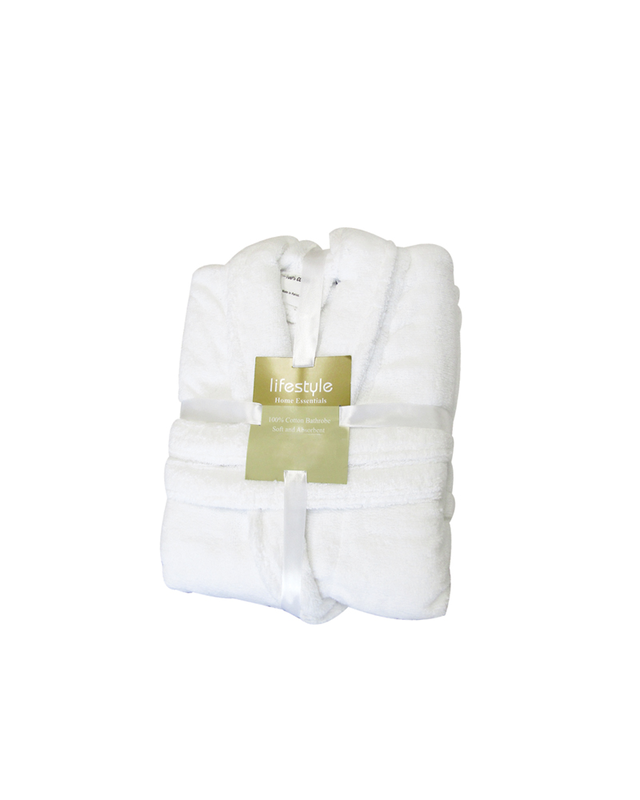 Bathrobe white small, , medium-null