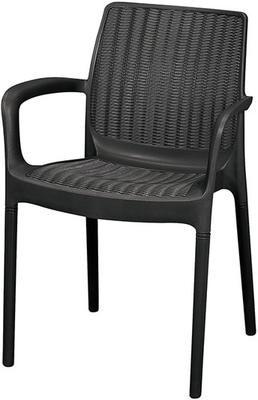 Keter bali outdoor chair 58x55x83cm -  graphite, , medium