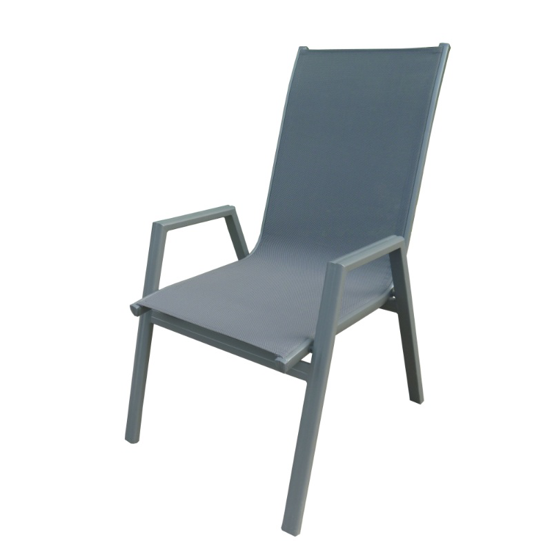 Daniela outdoor chair 78x59.5x102.5 - grey, , medium-null