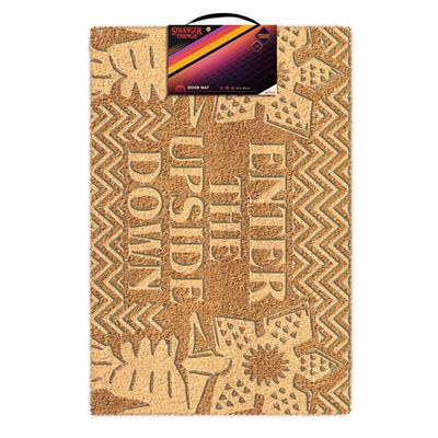 Stranger things enter the upside down embossed door mat, , medium
