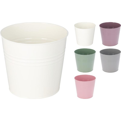 Flowerpot zinc - assorted colors